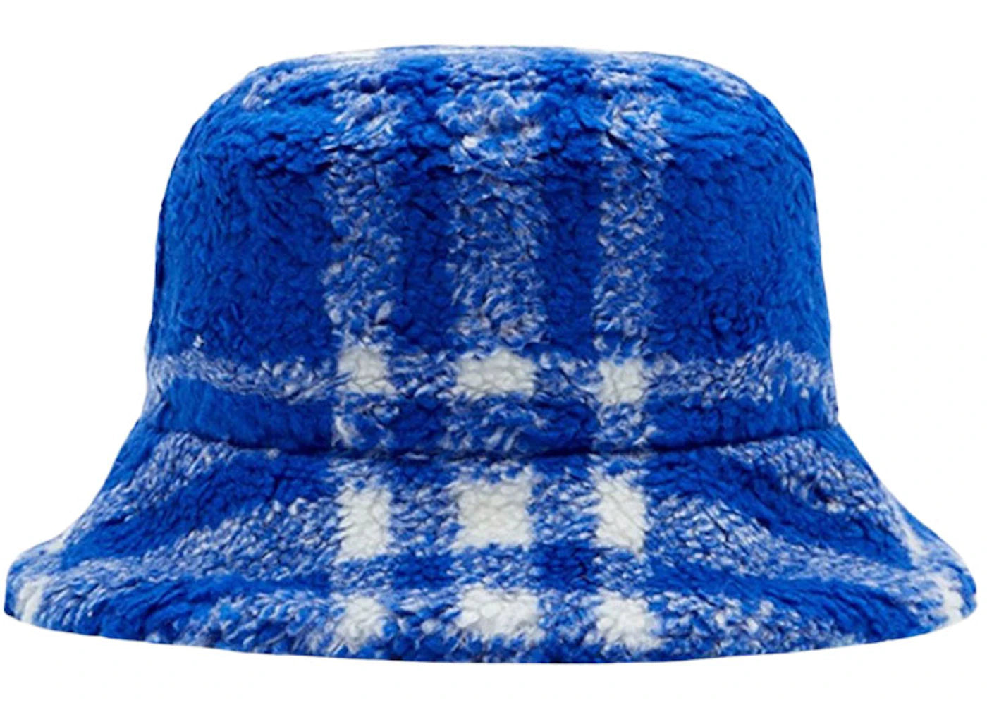 Burberry Reversible Fleece Check Bucket Hat Black/Knight - vue secondaire A