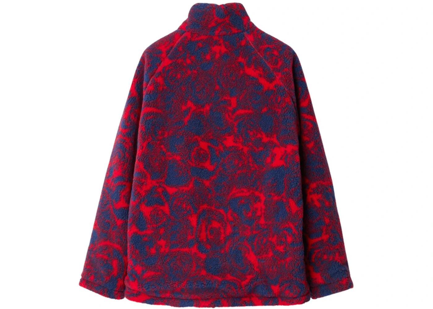 Burberry Reversible Rose Fleece Jacket Jacket Red - vue secondaire B