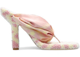 Burberry Round-Toe Slip-On Pumps Light Pink Yellow (Women's)