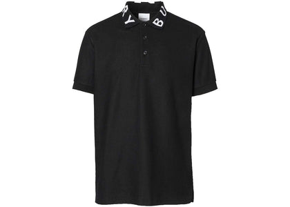 Burberry Ryland Collar Logo Polo Black - authentic Burberry product