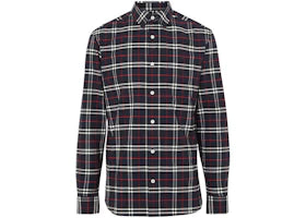 Burberry Simpson Check Shirt Navy/White/Red - vue 360