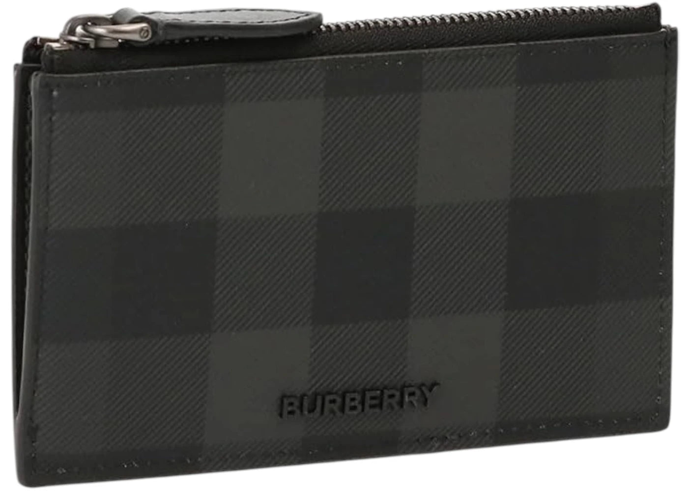 Burberry Slim Zip Card Case and Coin Purse Black - vue 360