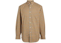 Burberry Small Scale Check Cotton Shirt Archive Beige