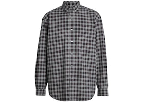 Burberry Small Scale Check Cotton Shirt Navy/White/Red