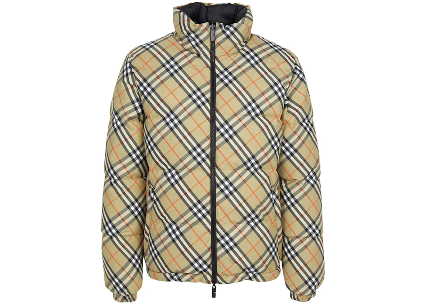 Burberry Snowdon Reversible Padding Jumper Beige - vue secondaire A