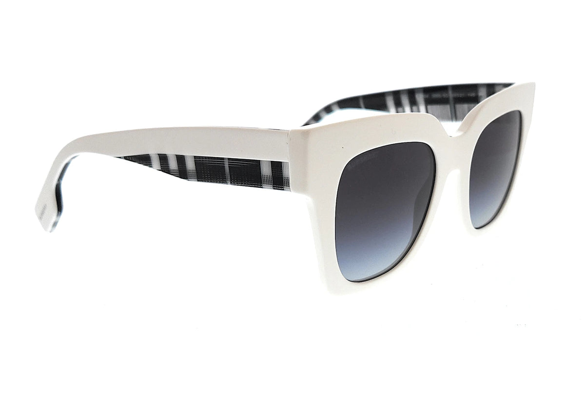 Burberry Square Sunglasses White (0BE4364 39958G) - vue secondaire B