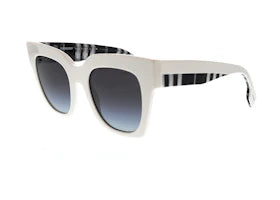 Burberry Square Sunglasses White (0BE4364 39958G) - vue 360