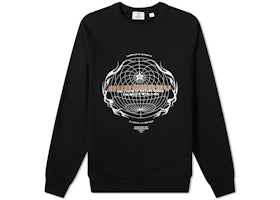 Burberry Taviton Globe Logo Sweatshirt Black - vue 360