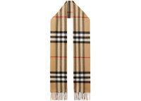 Burberry The Classic Check Cashmere Scarf Archive Beige