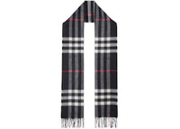 Burberry The Classic Check Cashmere Scarf Navy
