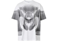 Burberry Thomas Bear Print Cotton Oversized T-shirt White/Grey
