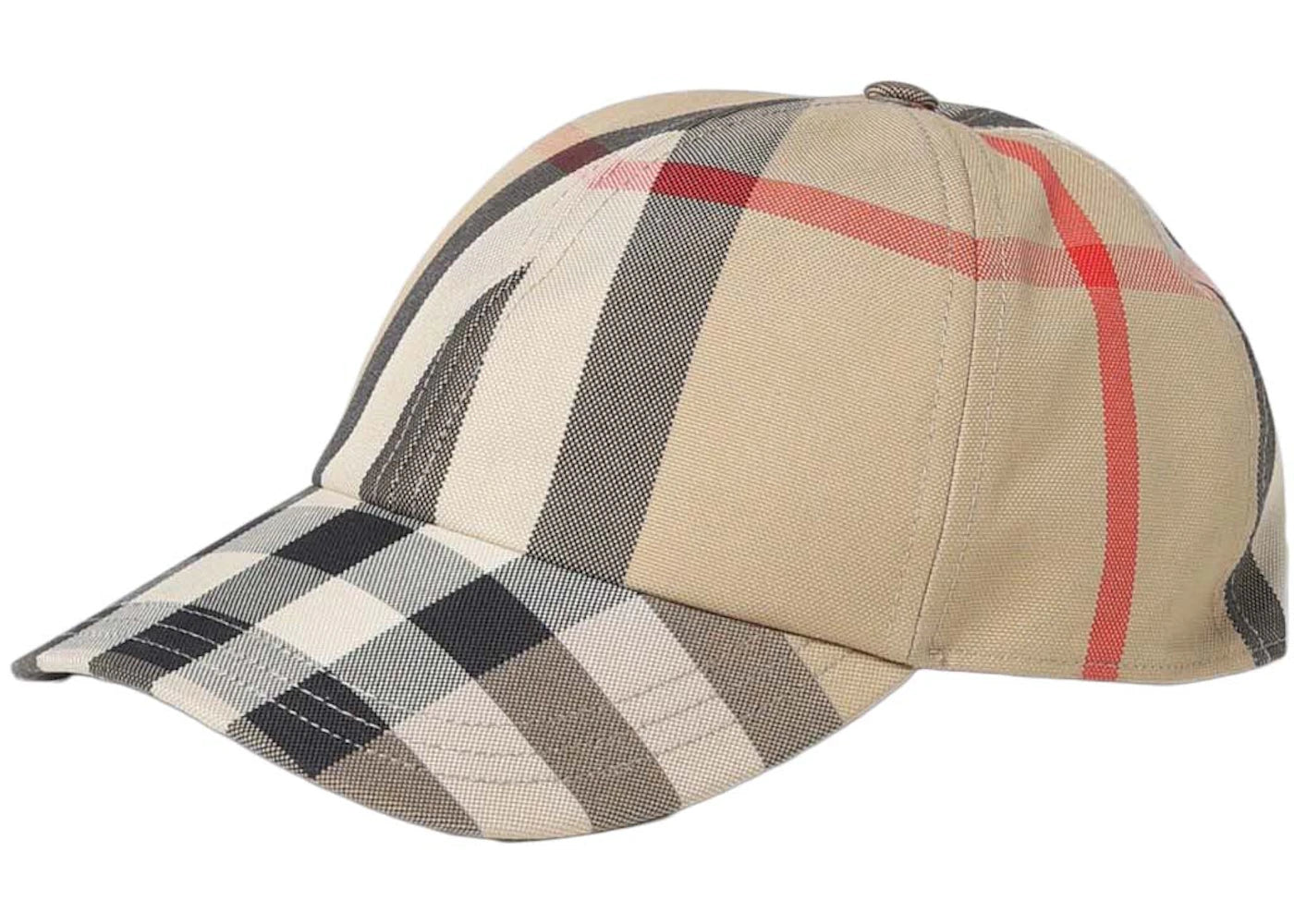 Burberry Vintage Check Baseball Cap Beige - vue secondaire B