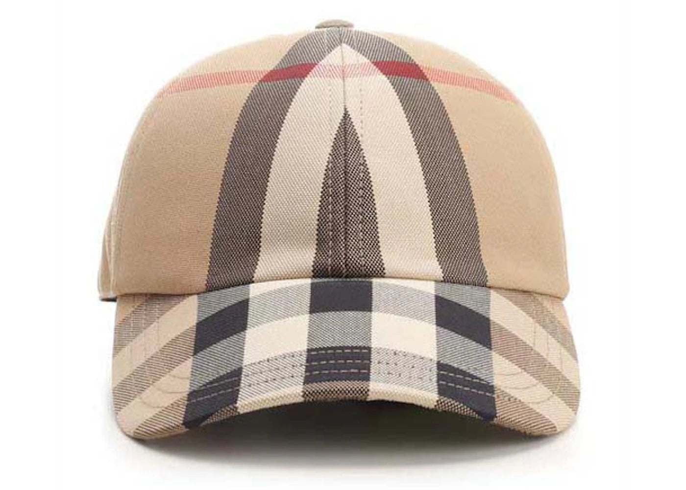 Burberry Vintage Check Baseball Cap Beige - vue secondaire A