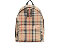 Burberry Vintage Check Nylon Backpack Archive Beige