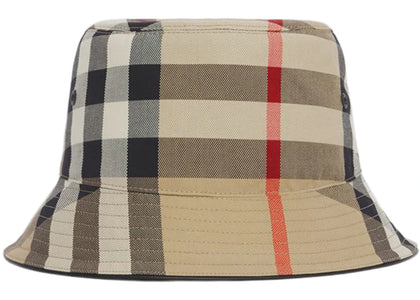 Burberry Women's Check Cotton Bucket Hat Archive Beige - product view 2