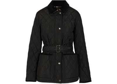 Burberry Women's Chiltern Quilted Jacket Black