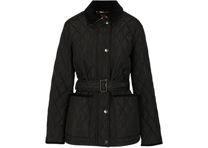 Burberry Women's Chiltern Quilted Jacket Black - authentic Burberry apparel