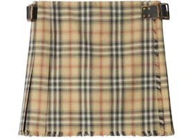 Burberry Women's Skye Skirt Sand Ip Check - vue 360
