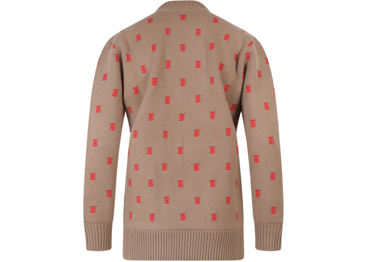 Burberry Women's Wool And Cashmere Cardigan Beige - vue secondaire A