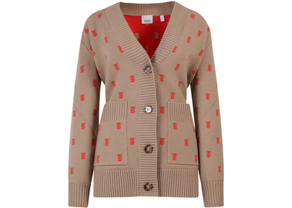 Burberry Women's Wool And Cashmere Cardigan Beige - authentic Burberry product