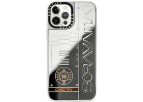 CASETiFY x Sorayama 10th Anniversary Limited (Stainless steel) iPhone Case Silver - vue 360