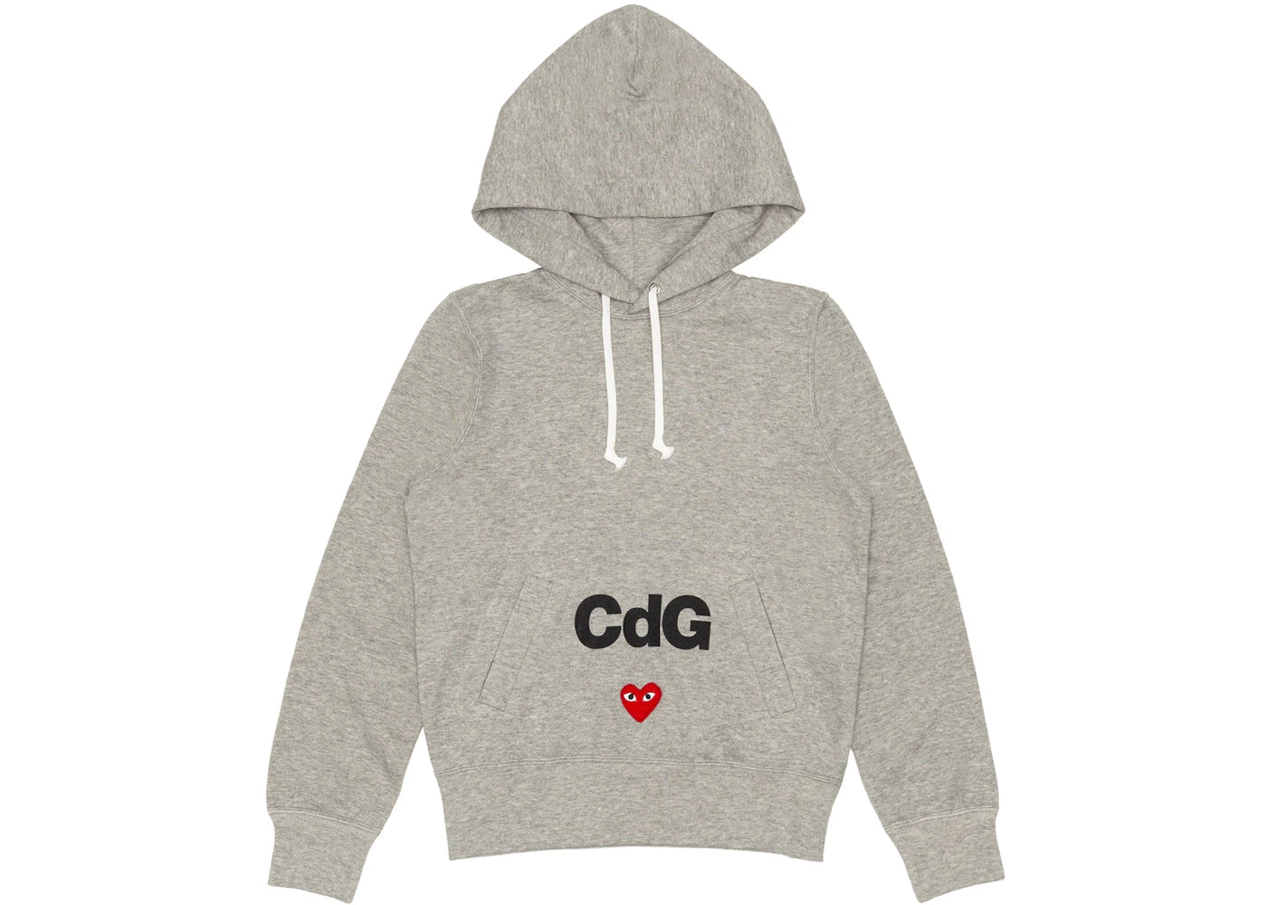 CDG Play Ladies' Hoodie Topgray - vue secondaire A