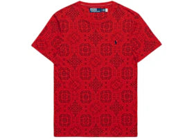 CLOT x Polo by Ralph Lauren S/S CN T-Shirt Red - vue 360
