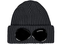 C.P. Company Cotton Goggle Beanie Dark Fog Grey
