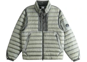 C.P. Company D.D. Shell Lens Down Jacket Flint Grey - vue 360