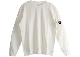 C.P. Company Fleece Crewneck Gauze White - authentic C.P. Company product