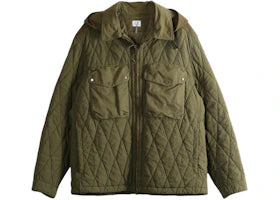 C.P. Company GD Liner Mixed Goggle Jacket Ivy Green - vue 360