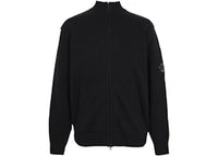 C.P. Company Zip Up Cardigan Black