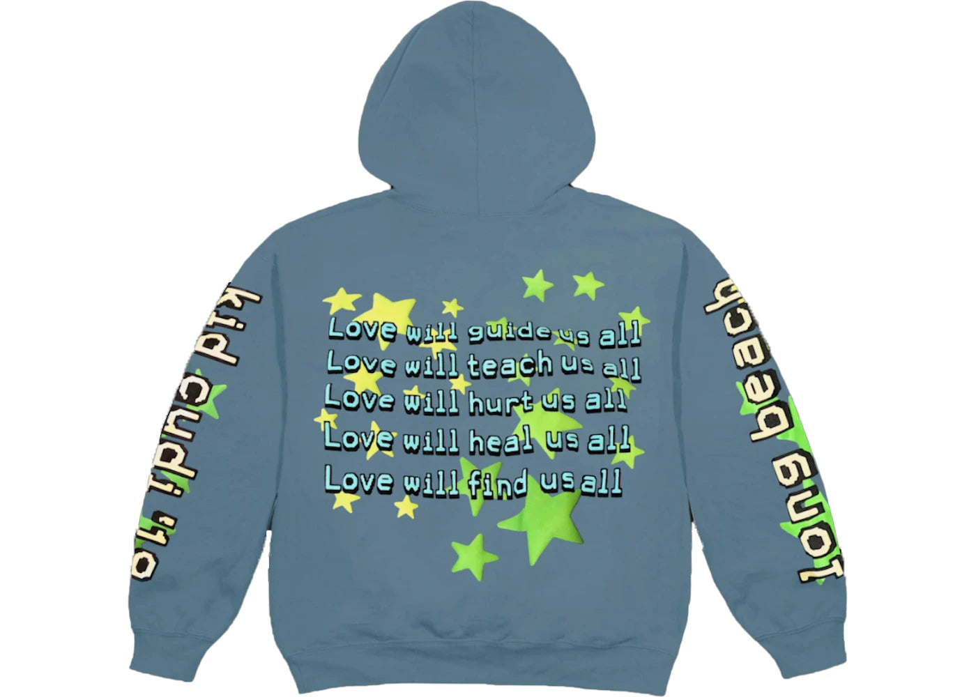 Cactus Plant Flea Market Kid Cudi Enter Galactic Hoodie Blue - vue secondaire B