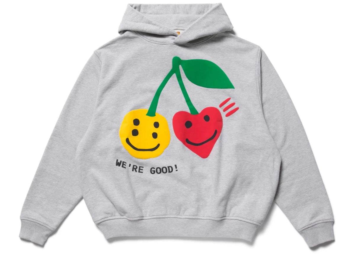 Cactus Plant Flea Market x Human Made We're Good! Sweatshirt Heather Grey - vue 360