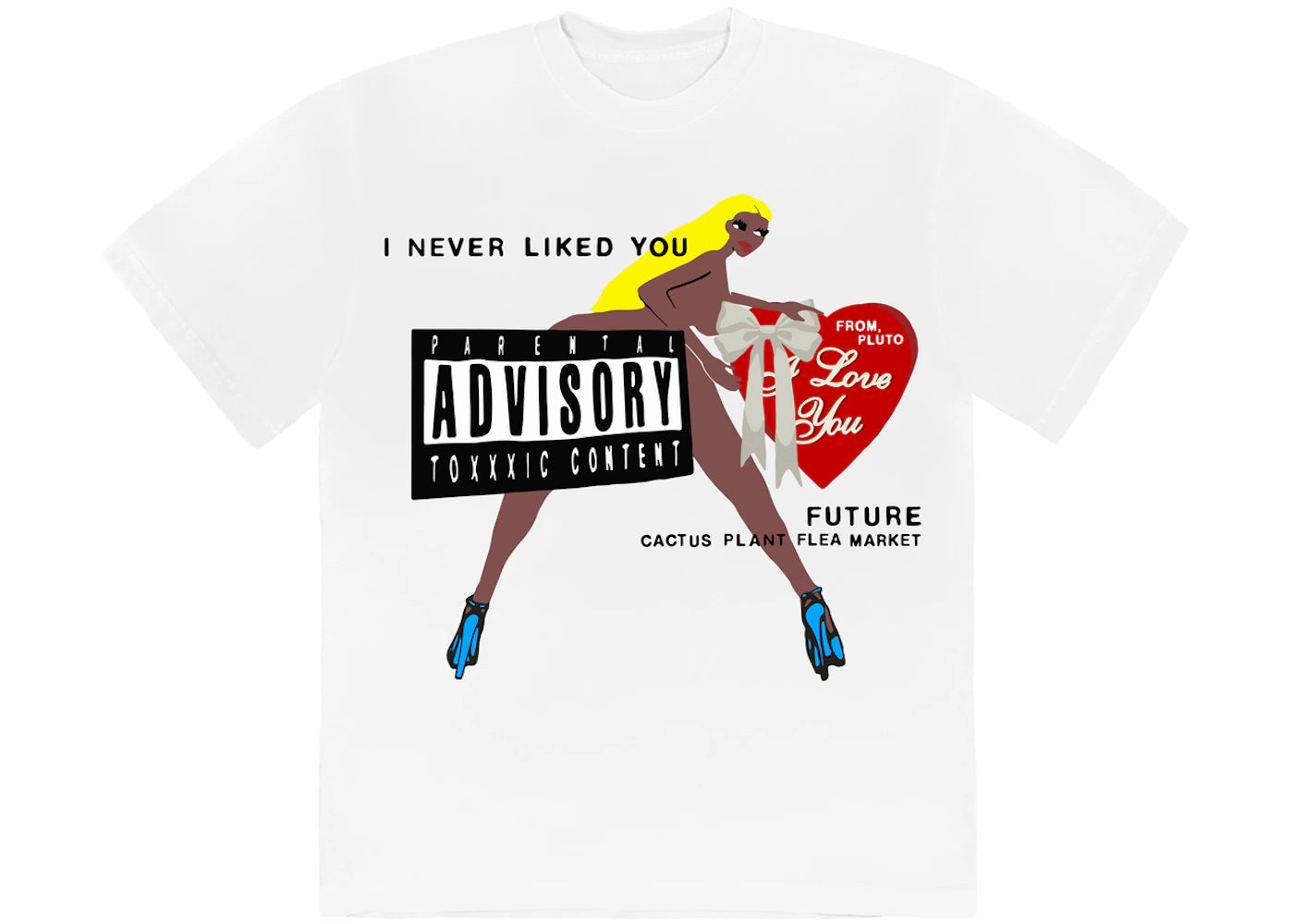 Cactus Plant Flea Market x Future Love You T-shirt White - vue secondaire A