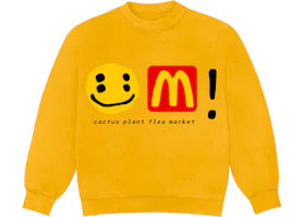 Cactus Plant Flea Market x McDonald's CPFM Icons! Crewneck Golden Arches - vue 360