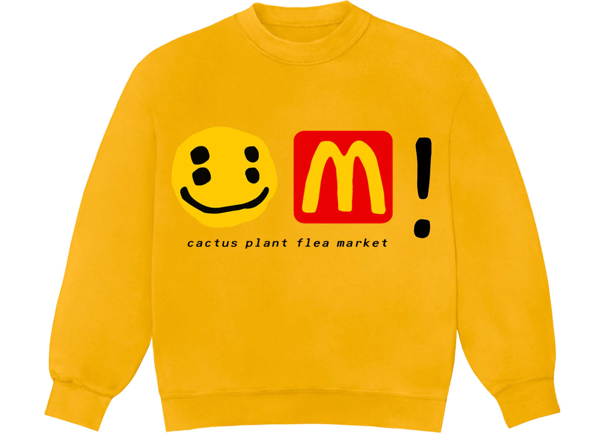 Cactus Plant Flea Market x McDonald's CPFM Icons! Crewneck Golden Arches - vue secondaire A