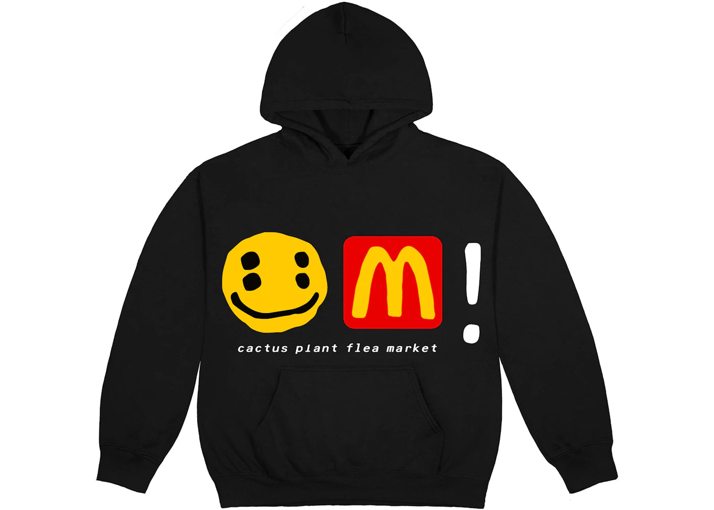 Cactus Plant Flea Market x McDonald's CPFM Icons! Hoodie Black - vue secondaire A