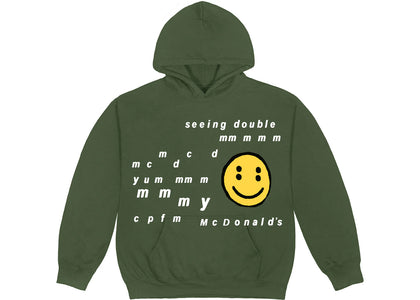 Cactus Plant Flea Market x McDonald's Seeing Double Hoodie Army - apparel view 2