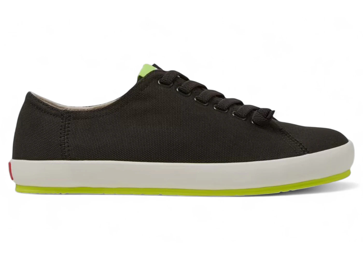 Camper Peu Rambla Sneaker Charcoal Grey Lime Recycled Cotton - vue secondaire A