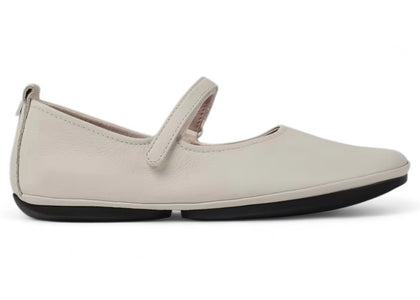 Camper Right Ballerina Flat White (Women's) - authentic Camper sneakers