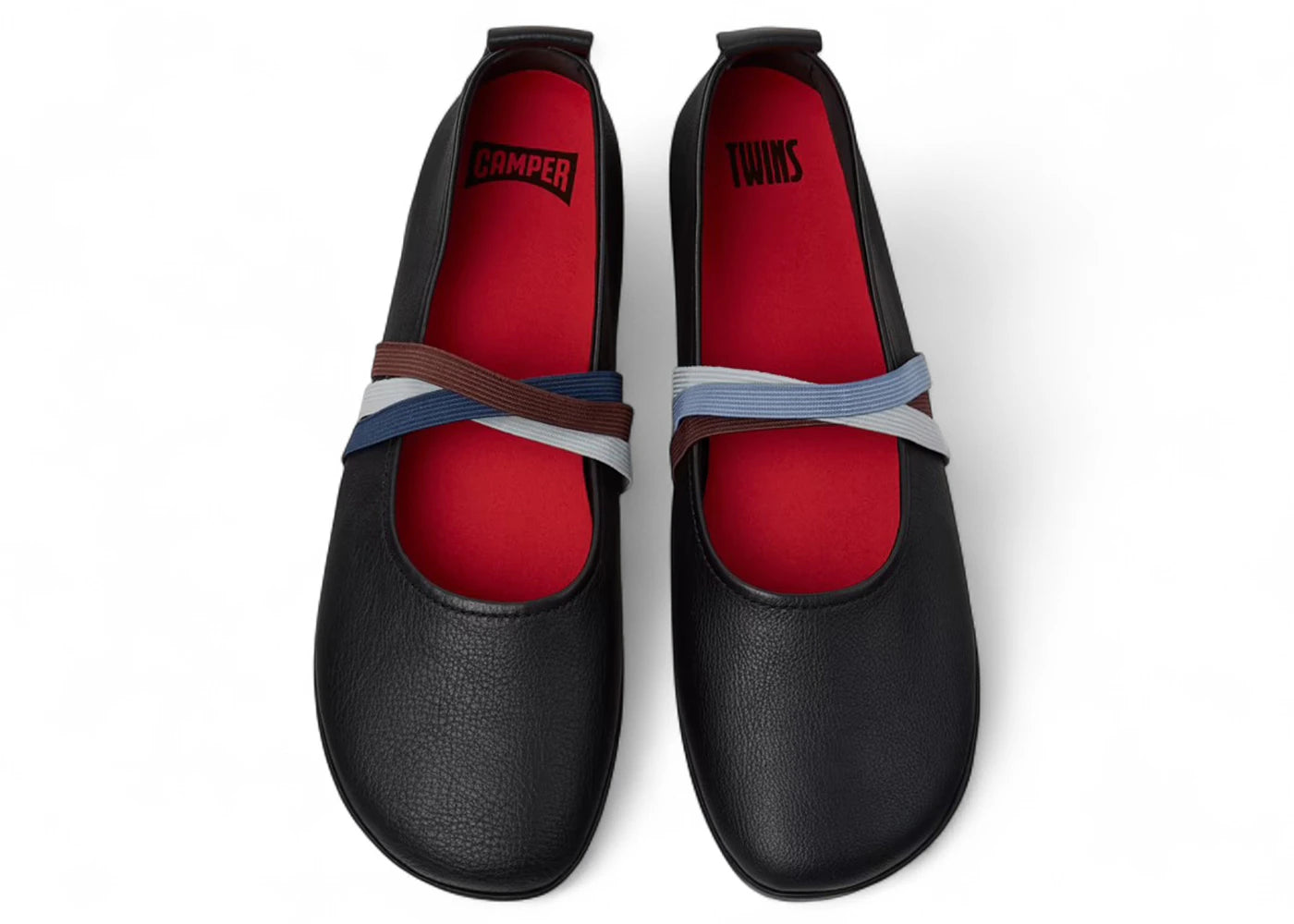 Camper Twins Ballerina Flat Black (Women's) - vue secondaire B
