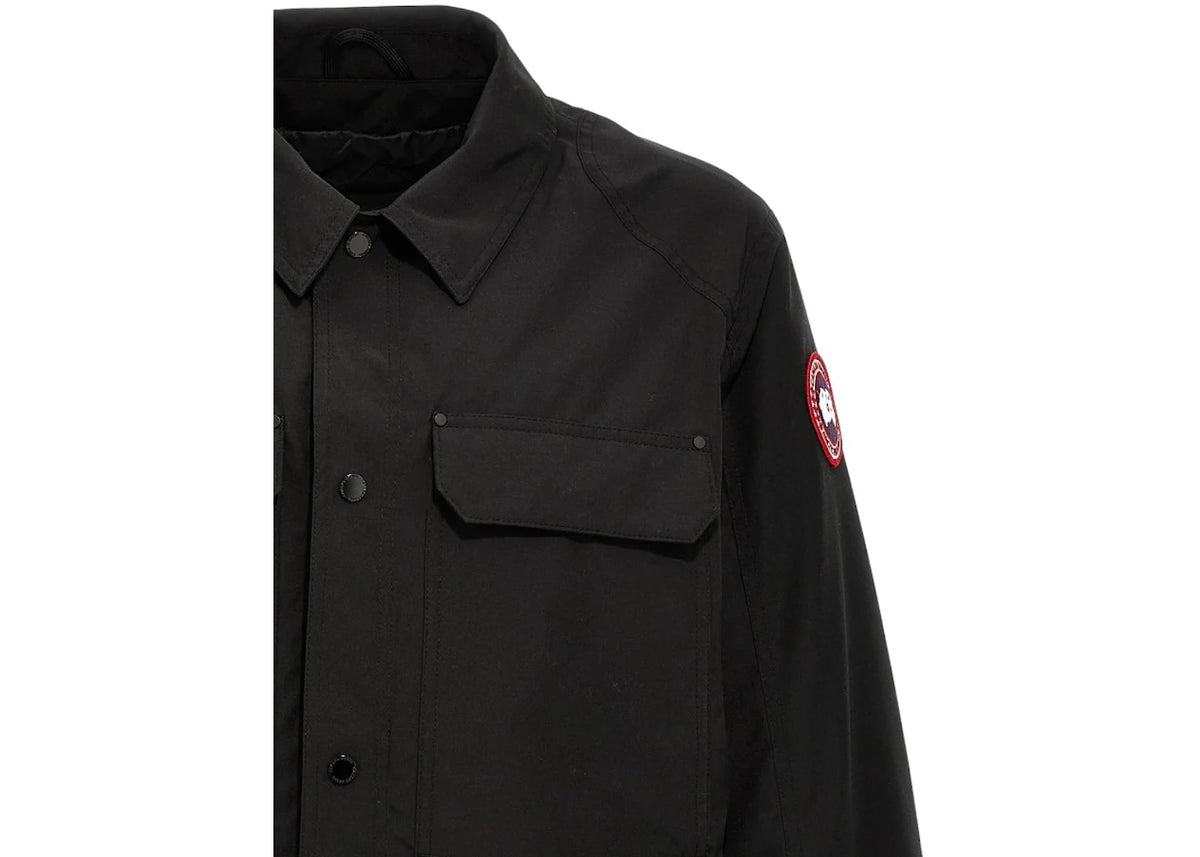 Canada Goose Burnaby Chore Coat Black - vue secondaire B