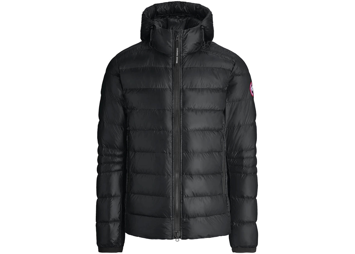 Canada Goose Crofton Down Slim Fit Hooded Jacket Black - vue secondaire A