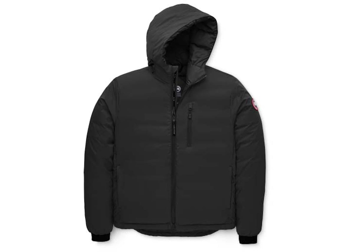 Canada Goose Lodge Down Matte Finish Hoody Black - vue secondaire A