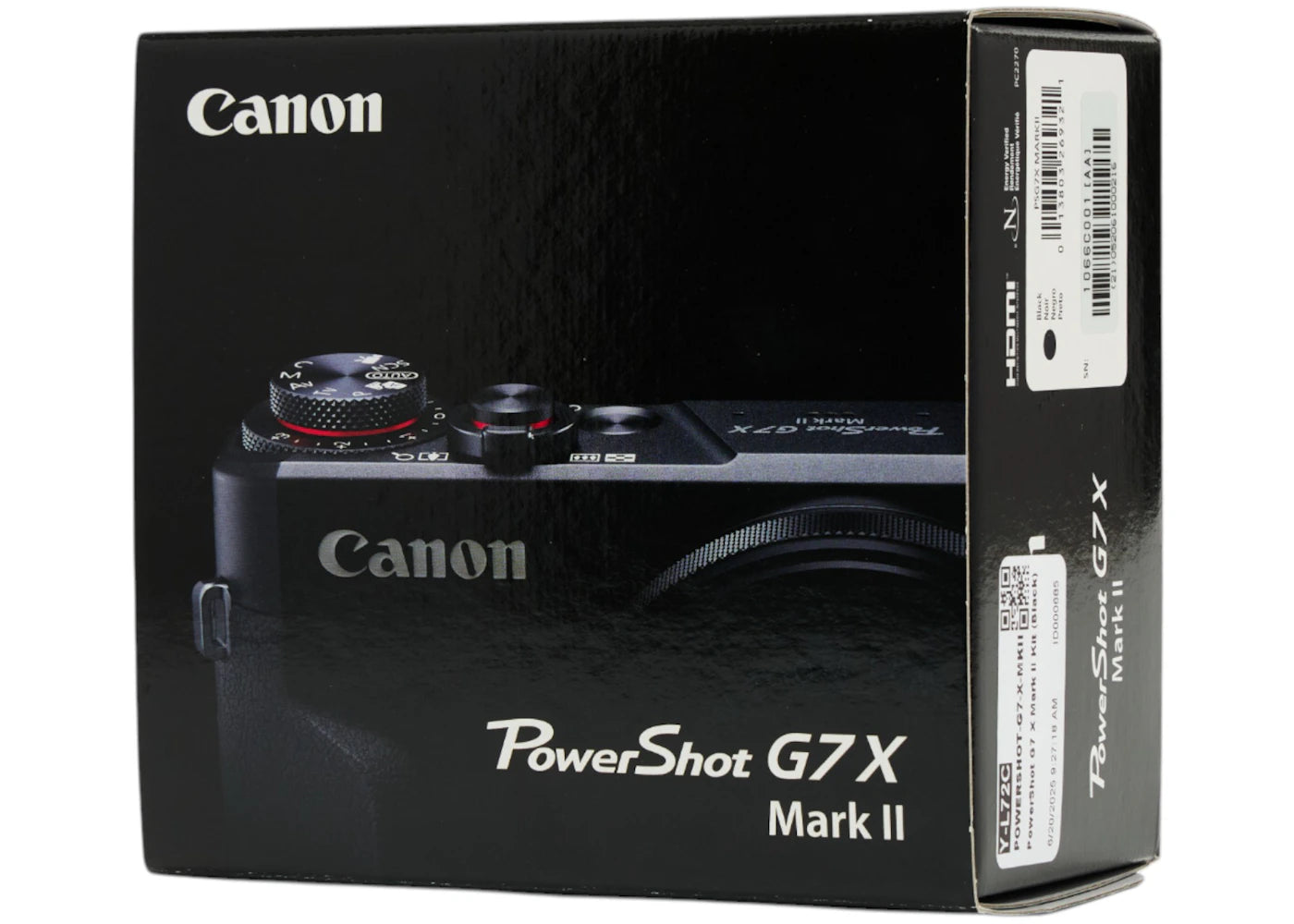 Canon PowerShot G7 X Mark II 1066C001-IV Black