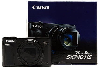 Canon PowerShot SX740 HS 20.3-Megapixel Digital Camera 2955C001 Black - authentic Canon product