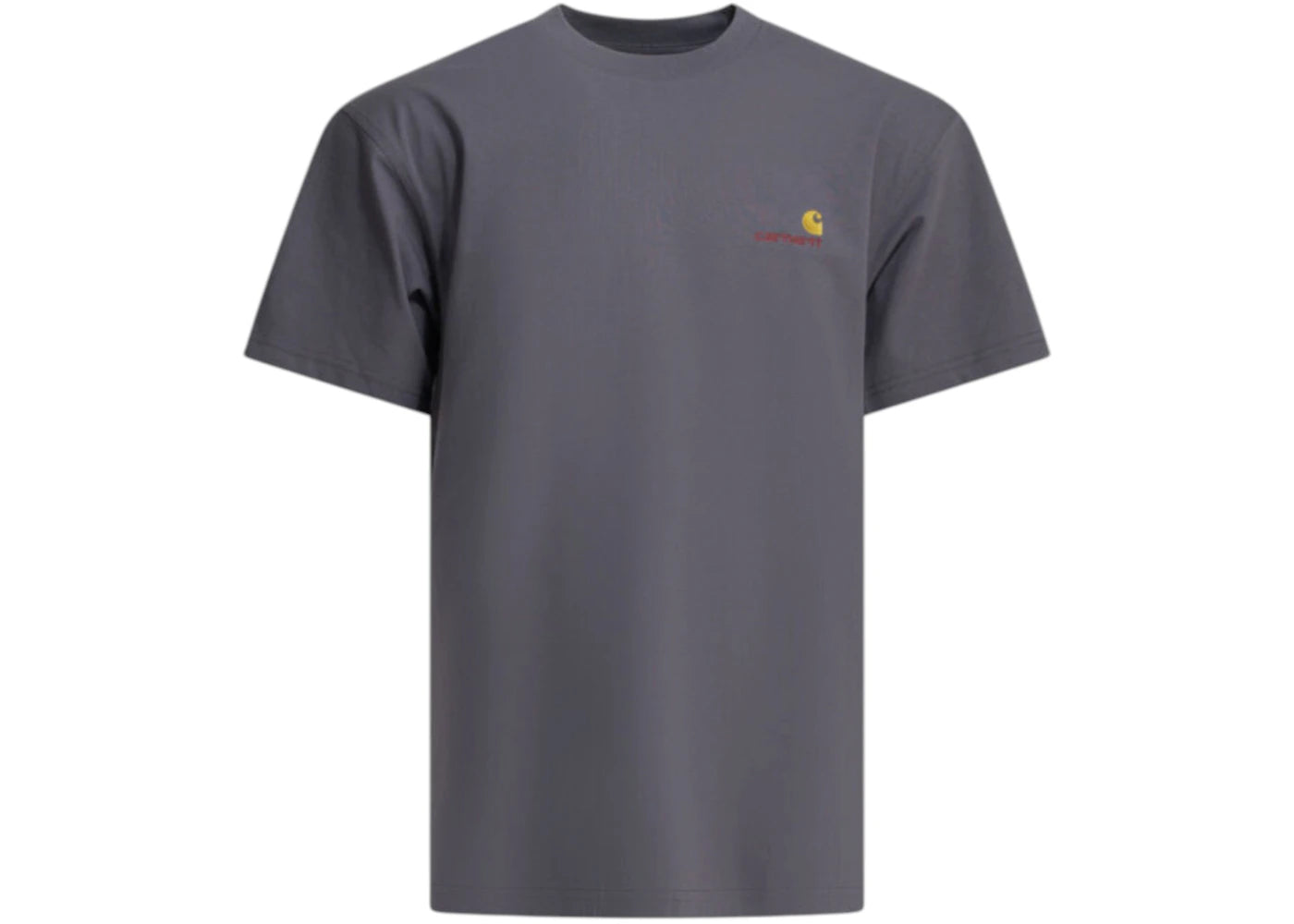 Carhartt American Script Crewneck T-shirt Purple - vue secondaire A