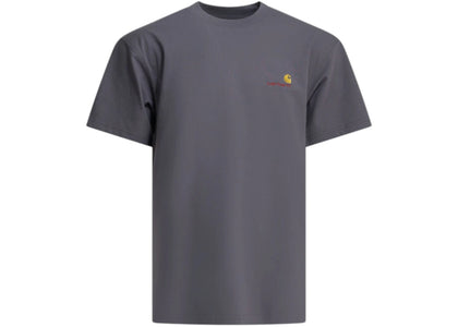 Carhartt American Script Crewneck T-shirt Purple - apparel view 2