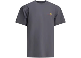 Carhartt American Script Crewneck T-shirt Purple - vue 360